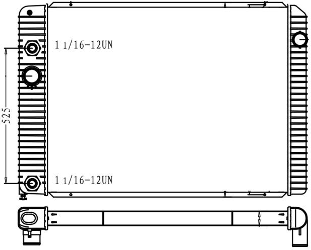 INTERNATIONAL | NAVISTAR RADIATOR: 2012-2013 DURASTAR 4300