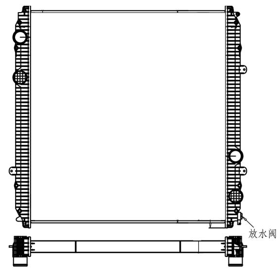 FREIGHTLINER | STERLING RADIATOR: 2002 - 2007 FLD, CENTURY, CLASSIC XL, 9500