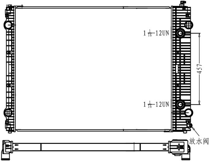 FREIGHTLINER RADIATOR: 2010-2013 M2 106