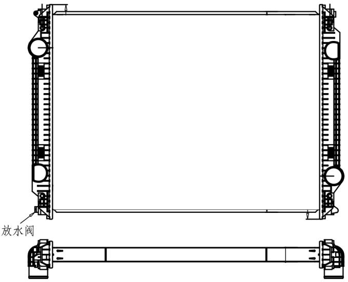 FREIGHTLINER RADIATOR: 1994-2004 FLD, CENTURY CLASS, BUSINESS CLASS