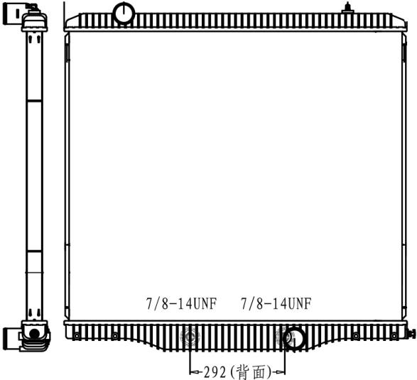 International HX615 2016 & Newer Radiator